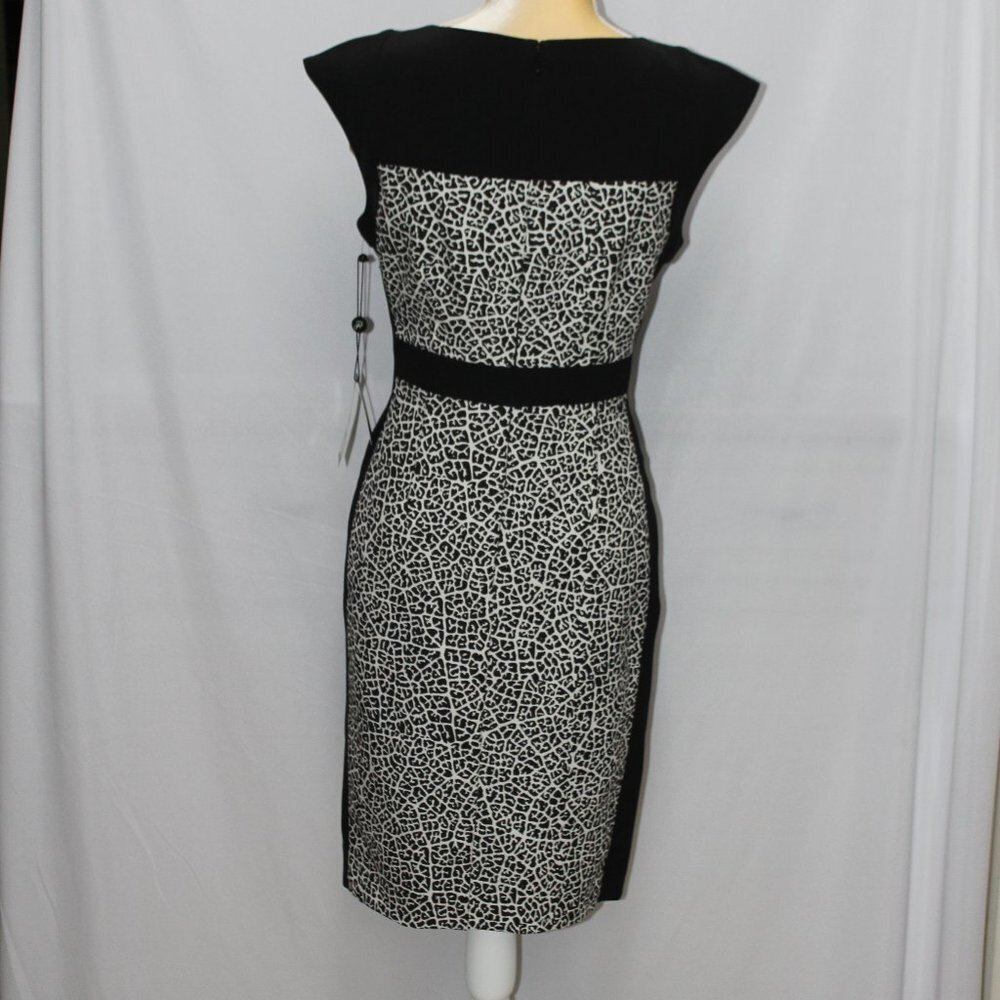 NWT Adrianna Papell Leopard Print Sleeveless Dress - Picture 7 of 13